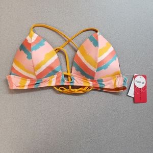 NWT women's Gossip large pushup bikini top